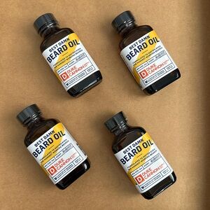 Duke Cannon Best Damn Beard Oil Redwood Scent 3 Ounce Bottles Set of 4
